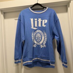 Abercrombie & Fitch Blue Crewneck Sweater